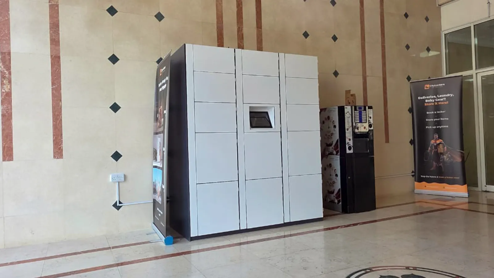 Al Maria Building locker wall